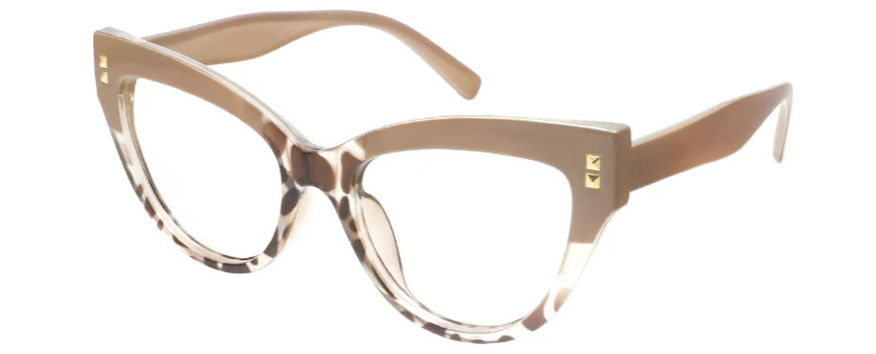 Cathy - Cat-eye Tortoiseshell-Cream Glasses for Women Cathy - Cat-eye Tortoiseshell-Cream Glasses for Women