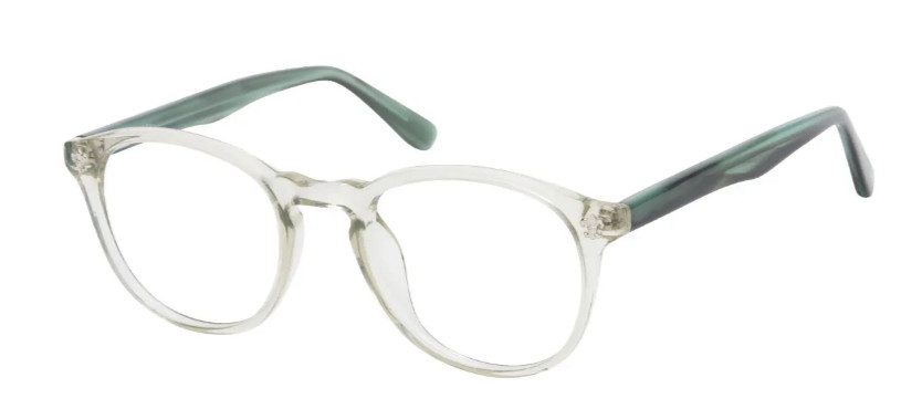 Oval Translucent-Green Glasses for Men & Women Oval Translucent-Green Glasses for Men & Women