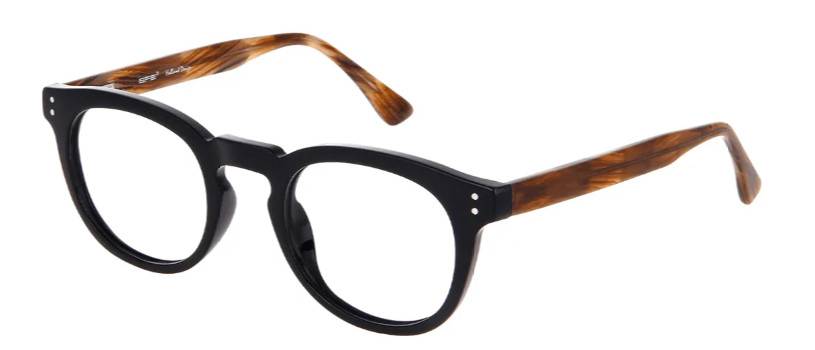 Round Black Reading Glasses for Women
