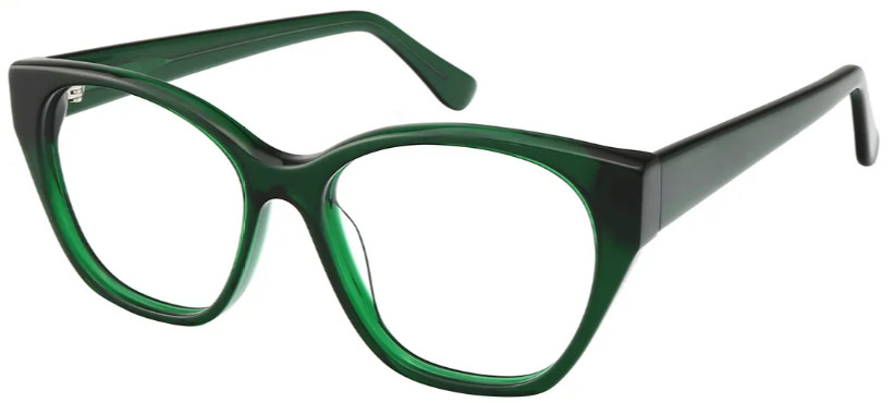EFE Oval Transparent Green Glasses E08185 EFE Oval Transparent Green Glasses E08185