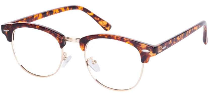 Browline Tortoiseshell Glasses E08623C Browline Tortoiseshell Glasses E08623C