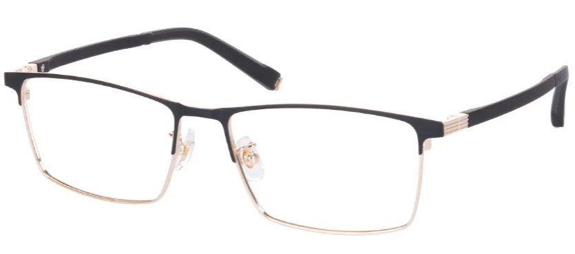 Square Gold Glasses E08616C Square Gold Glasses E08616C