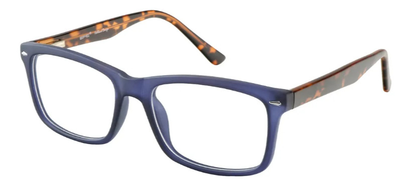 Rectangle Blue-Tortoiseshell Glasses E07904B Rectangle Blue-Tortoiseshell Glasses E07904B