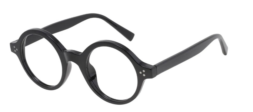 Round Black Reading Glasses E08091A Round Black Reading Glasses E08091A