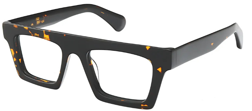 Rectangle Tortoiseshell Glasses E08178B Rectangle Tortoiseshell Glasses E08178B