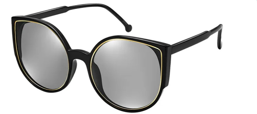 Cat-eye Black-Gray Sunglasses BS8016C3 Cat-eye Black-Gray Sunglasses BS8016C3