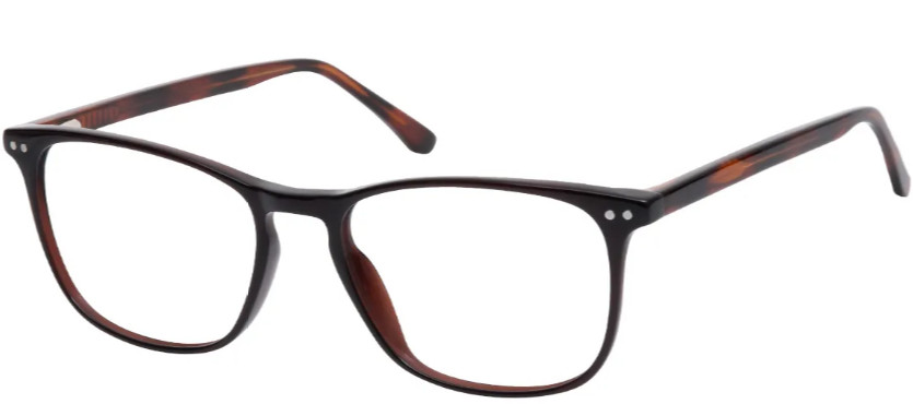 Rectangle Brown Glasses E08552C Rectangle Brown Glasses E08552C