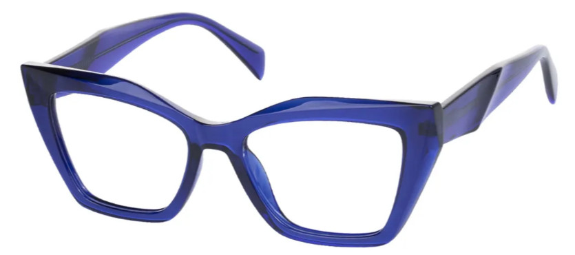 Cat-eye Blue Glasses E08393F Cat-eye Blue Glasses E08393F