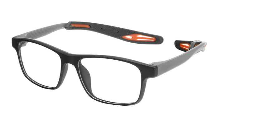 Rectangle Black-Orange Sports Glasses E05692C Rectangle Black-Orange Sports Glasses E05692C