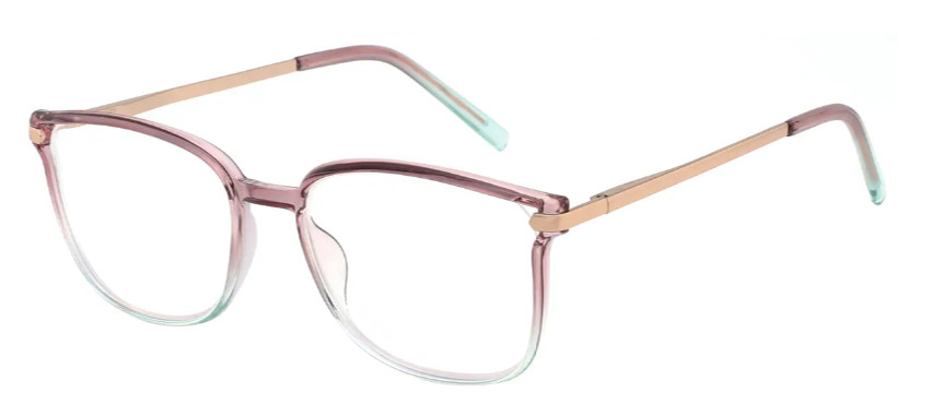 Square Pink Reading Glasses E08263A Square Pink Reading Glasses E08263A