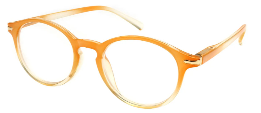 Oval Orange Reading Glasses E08255C Oval Orange Reading Glasses E08255C