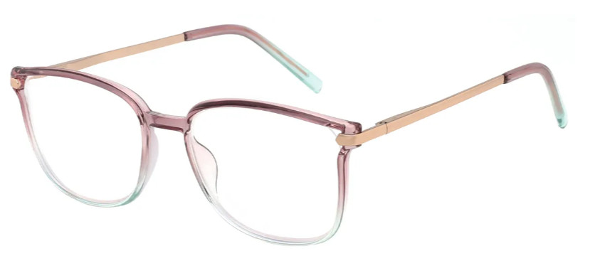 Square Pink Reading Glasses E08263A Square Pink Reading Glasses E08263A