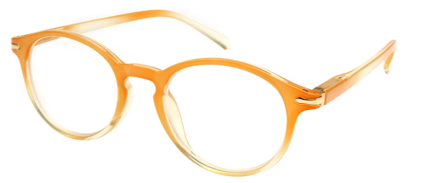 Oval Orange Reading Glasses E08255C Oval Orange Reading Glasses E08255C