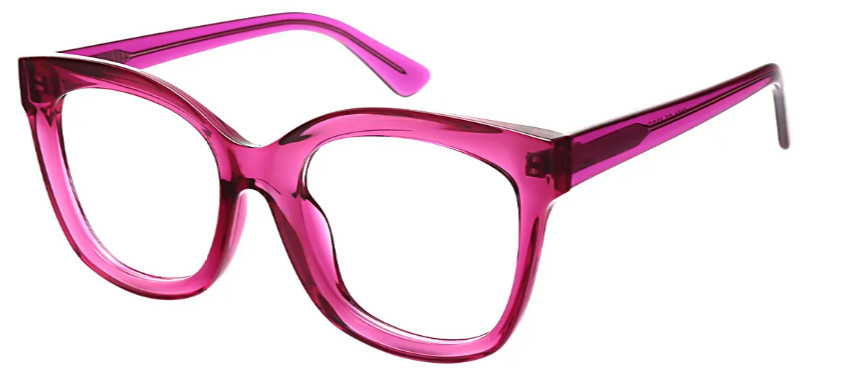 Square Red Glasses E08206D Square Red Glasses E08206D