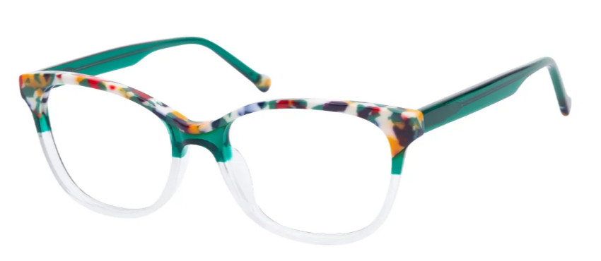 Oval Green Glasses E08503B Oval Green Glasses E08503B