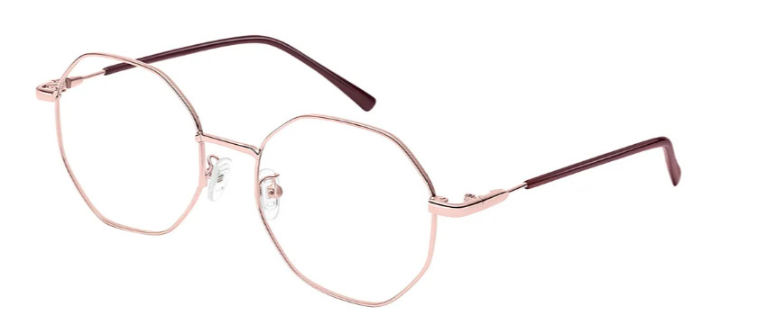 Geometric Rose-Gold Glasses SO9001C1 Geometric Rose-Gold Glasses SO9001C1