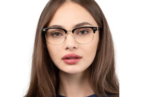 Round Face women wear Browline Glasses Round Face women wear Browline Glasses