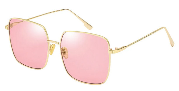 Square Gold Sunglasses BS8026C1 Square Gold Sunglasses BS8026C1