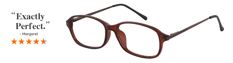 Rectangle Brown Glasses JY0028C2 Rectangle Brown Glasses JY0028C2