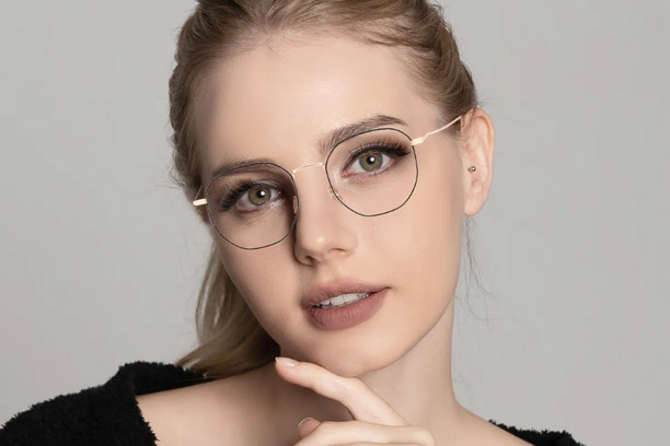 Geometric Gold Glasses Geometric Gold Glasses
