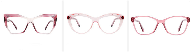 Types of Pink Glasses at EFE Types of Pink Glasses at EFE