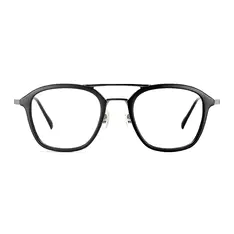 Aviator Black/Silver Eyeglasses