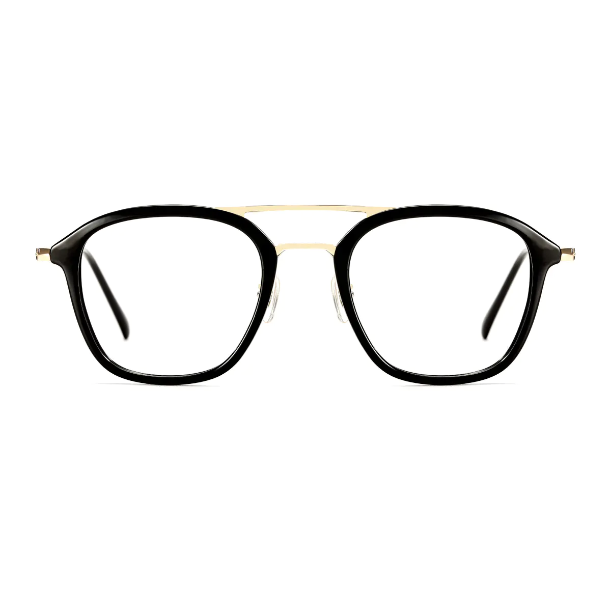 Aviator Black/Gold Eyeglasses