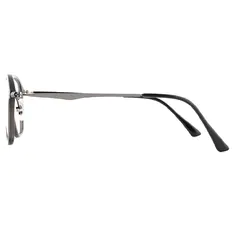 Aviator Gray Eyeglasses