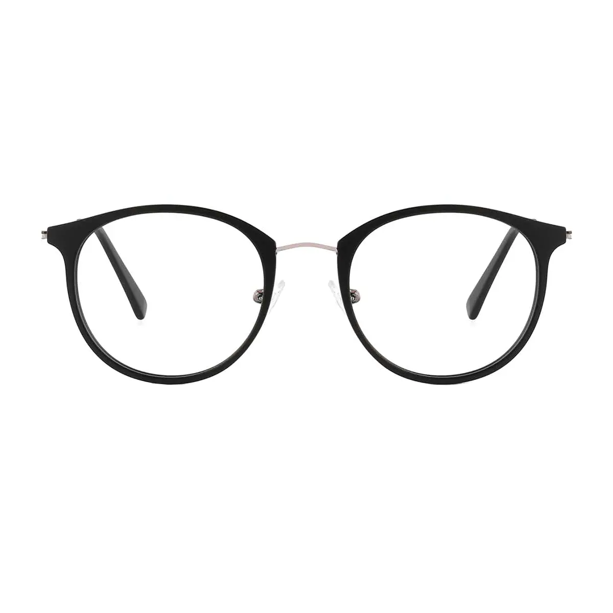 Oval Black Eyeglasses