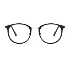Oval Black Eyeglasses