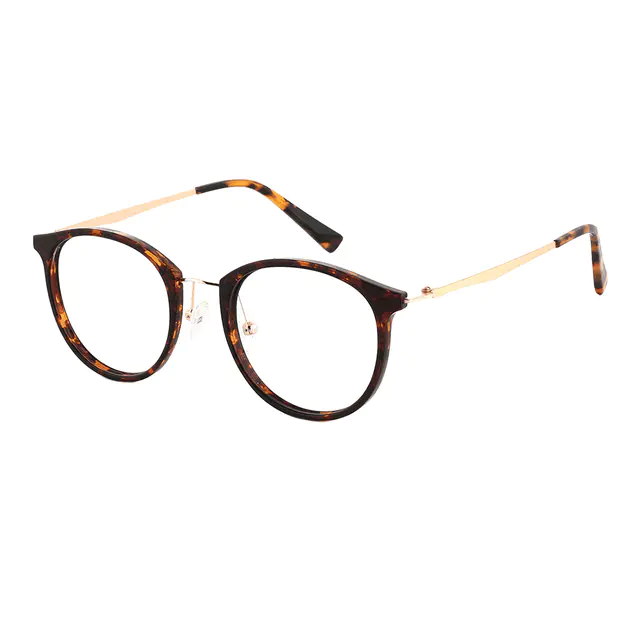 Oval Tortoiseshell Eyeglasses