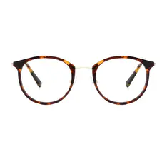 Oval Tortoiseshell Eyeglasses