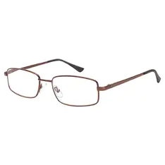 Rectangle Brown Eyeglasses