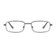 Rectangle Brown Eyeglasses