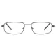 Rectangle Gray Eyeglasses