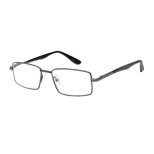 Rectangle Gray Eyeglasses