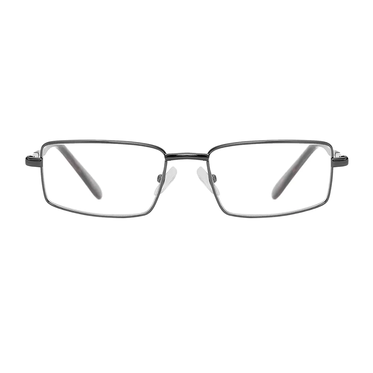 Rectangle Gray Eyeglasses