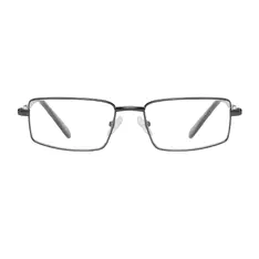 Rectangle Gray Eyeglasses