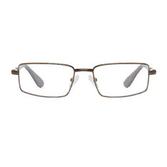  Rectangle  Brown Eyeglasses