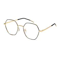 Geometric Black Eyeglasses