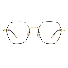 Geometric Black Eyeglasses