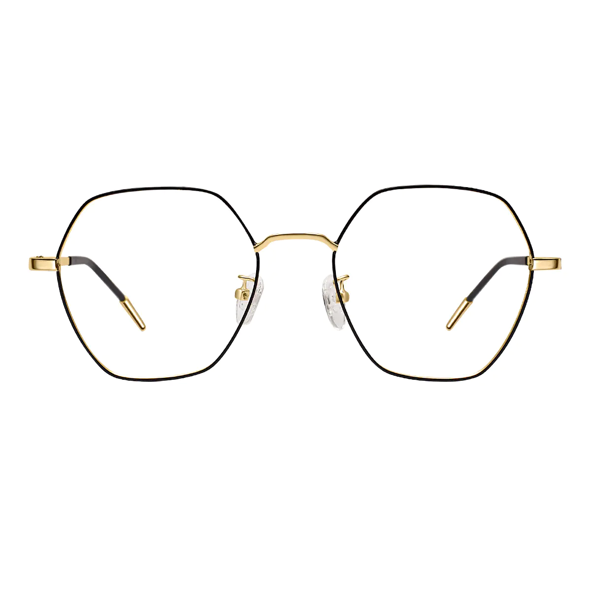 Geometric Black Eyeglasses