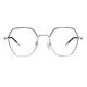 Geometric Silver Eyeglasses