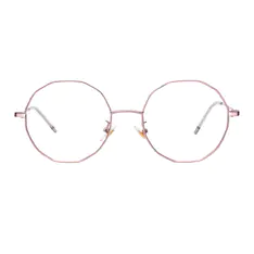 Geometric Rose Gold Eyeglasses