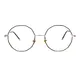 Geometric Black Gold Eyeglasses