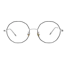 Geometric Black Eyeglasses