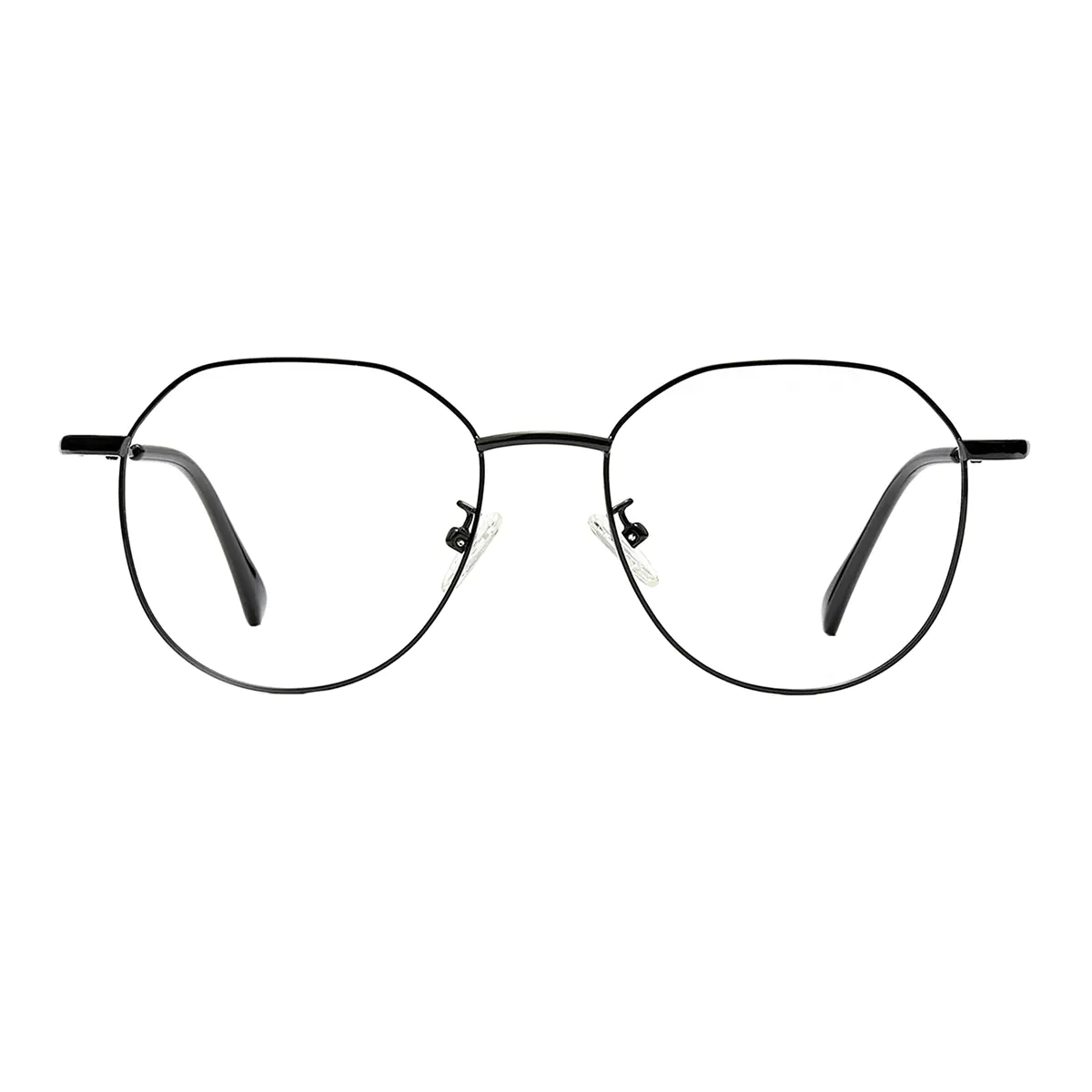 Geometric Black Eyeglasses