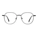 Geometric Black Eyeglasses