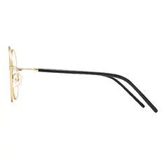 Round Gold Eyeglasses
