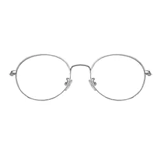 Round Silver Eyeglasses